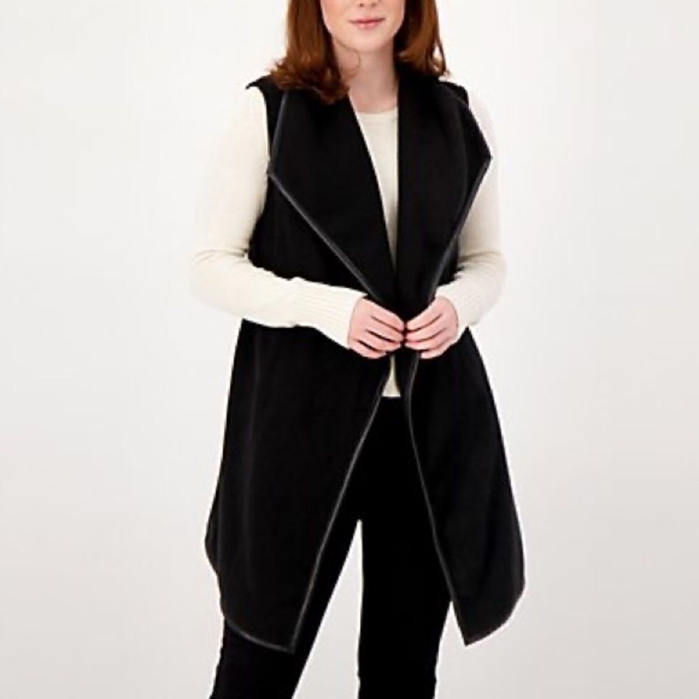 Susan Graver Weekend Polar Fleece Cascade Vest